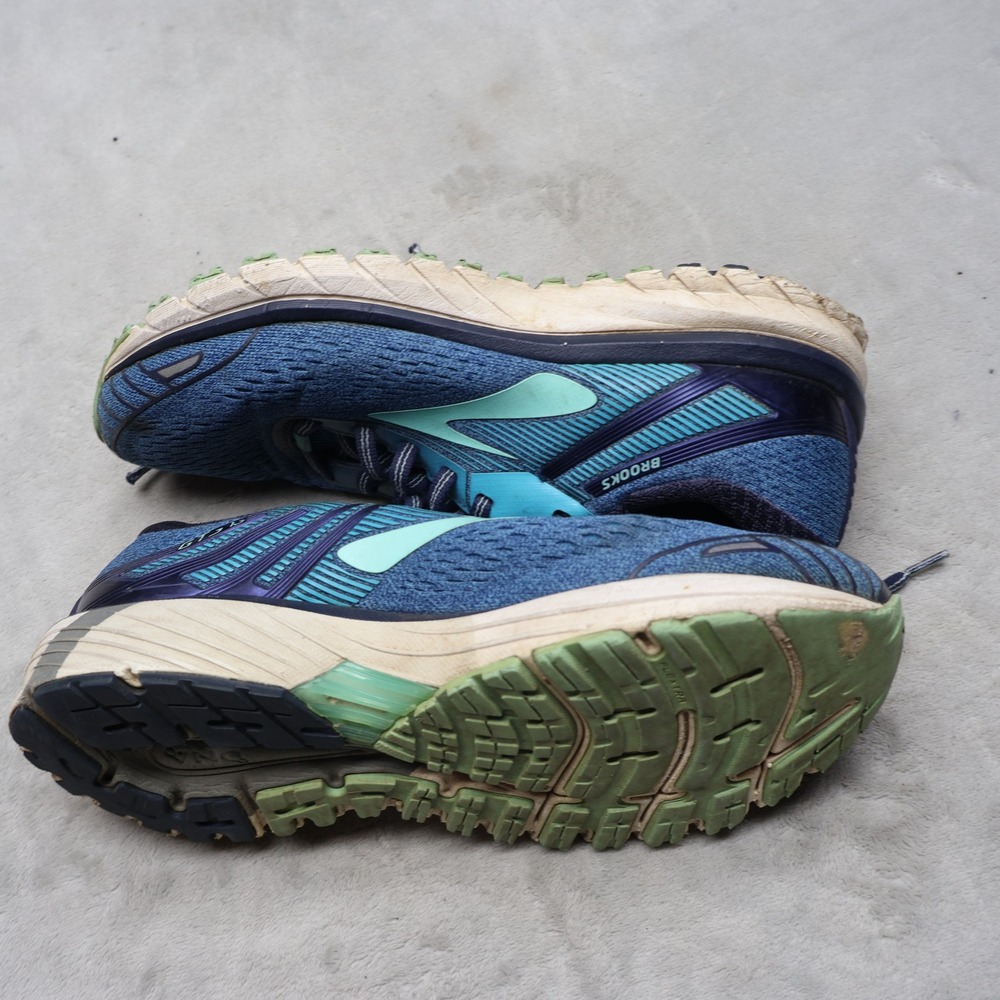 Brooks Womens 8.5B Athletic Shoes Blue Adrenaline GTS 18 Mesh Running Training - Picture 3 of 15